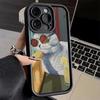 Phone Case for iPhone 17 Air 16E 15 16 Pro Max Funny Cats Fashion Style Cover 14 Plus 13 12 Mini Soft Shell Silicone Fundas