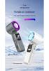 Portable Foldable Mini Handheld Fan with High-Speed Turbine and Semiconductor Cooling for 2026 Outdoor Use
