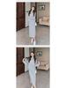 2024 Autumn & Winter Korean-Style Casual Sweater, Skirt & Shirt Three-Piece Set for Women