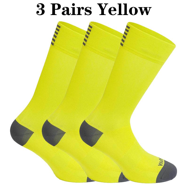 3 Pairs Men Cycling Socks Sports High Quality Breathable Road Bicycle Socks Men Women Outdoor Gym Running Racing Cycling Socks