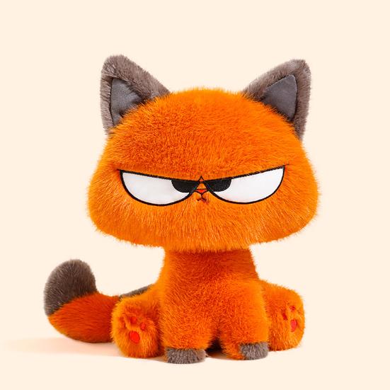 Cool Cat Plush Toy Soft Stuffed Animal for Kids Cute Kitten Doll PP Cotton Birthday Gift for Boys Girls Fun Desk Decor