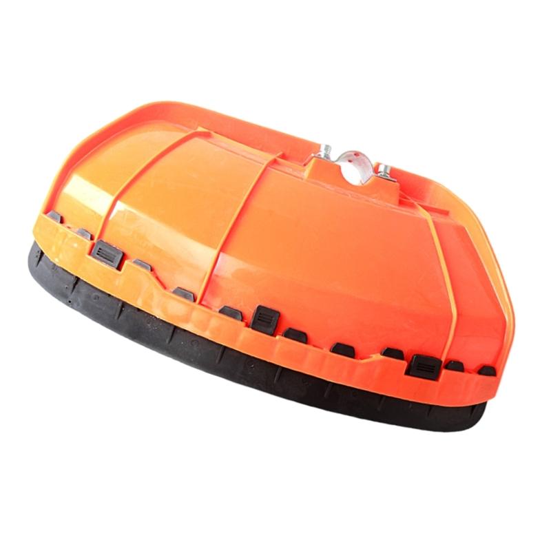 All Season Mower Deflector Accessory Universal Fit For Residential Trimmers Shatterproof Recyclable Plastic Construction