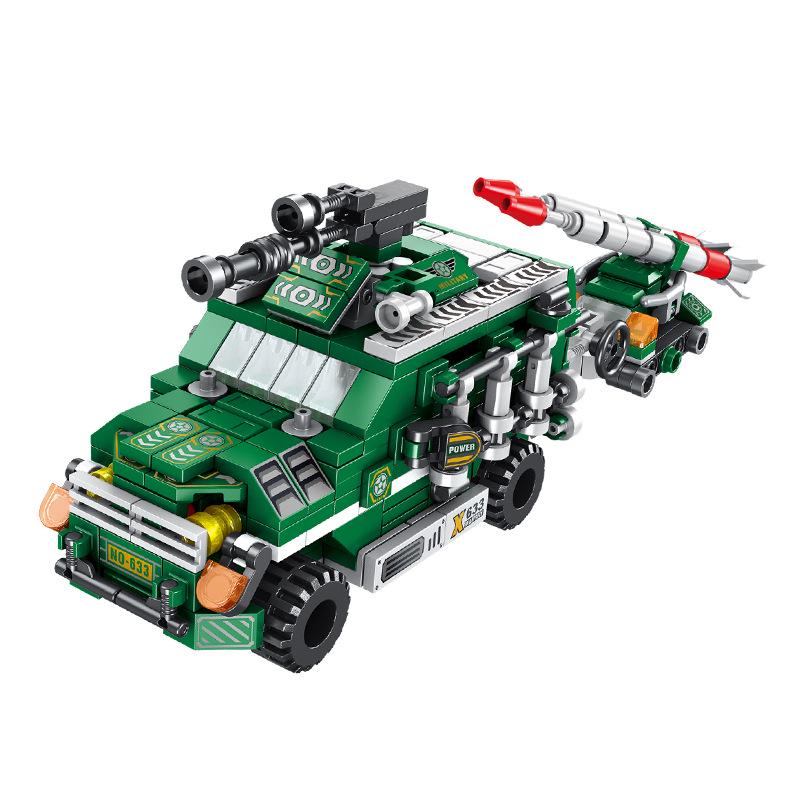 12-in-1 Transforming Robot Building Blocks - Educational Toy for Kids, Model 633008