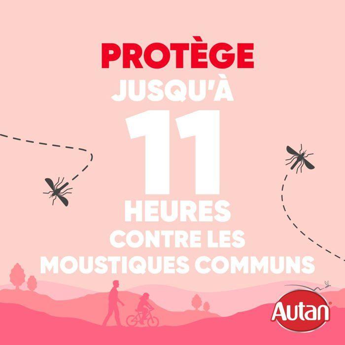 Autan botanicals spray corps - répulsif anti-moustiques - substance active à base de plantes - 6h de protection - 1 spray, 100ml