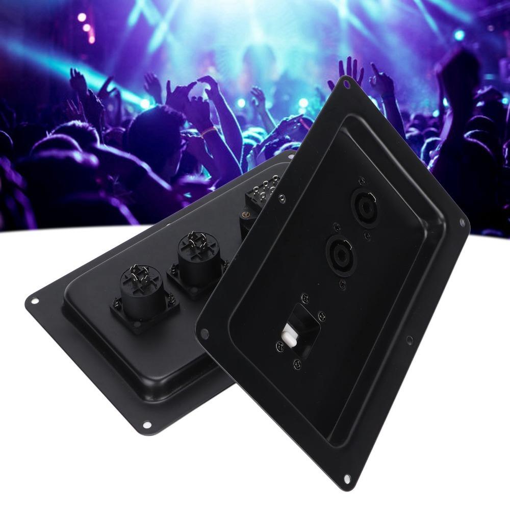 2PCS Iron Speaker Wiring Back Panel Audio Junction Box for 715 725 Stage Speakers Professional Stage