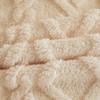 Coperta in Flanella Jacquard di Pile Corallo Taffetà Ispessito per Aria Condizionata e Regali