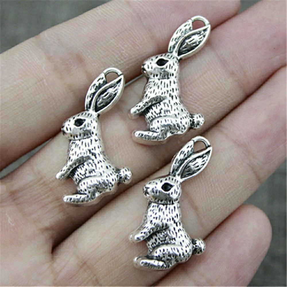 Charms Pig Sheep Cow Rabbit Pendants Wedding Jewelry Findings QC099