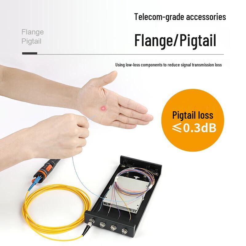 Shengwei FBO-112L-M 8-Port Fiber Optic Terminal Splice Box