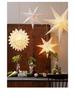 Cross-border Luminous Christmas Snowflake Star Origami - Window Display Pendant