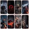 Game G-God of W-War Kratos Phone Case For Samsung Galaxy A13,A21s,A22,A31,A32,A52,A53,A71,A80,Soft Black Shell