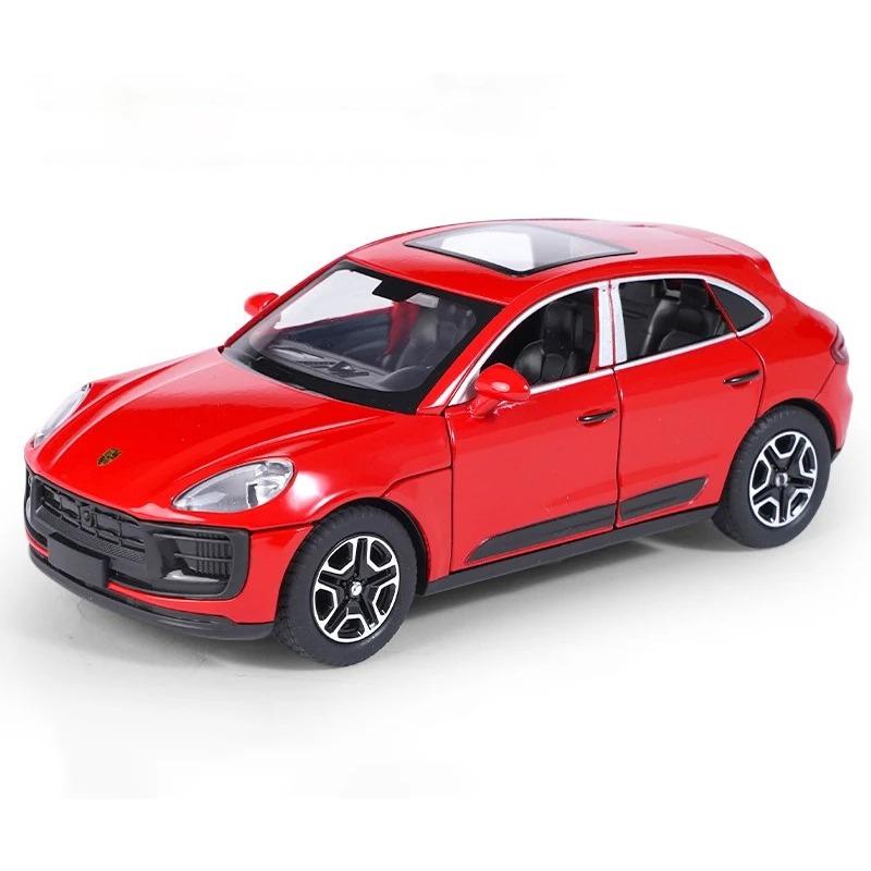 

1/32 Porsche Macan Позашляховик Литий під тиском Іграшкова Модель Автомобіля Зі Звуком і Світлом Відтягування Назад Дитяча Іграшка Колекційні Предмети Подарунок на День Народження червоний