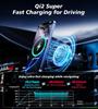 QI2 Cooling RGB Magnetic Wireless Car Charger Fast Charging Radiator Vacuum Suction Cup For Magsafe iPhone 12-17 Phone Holder
