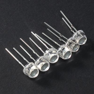 100Pcs 5mm Straw Hat LED Diode Super Bright White/Red/Yellow/Green/Blue Light Emitting Diodes Bulb Lamps DIY Electronic Kit