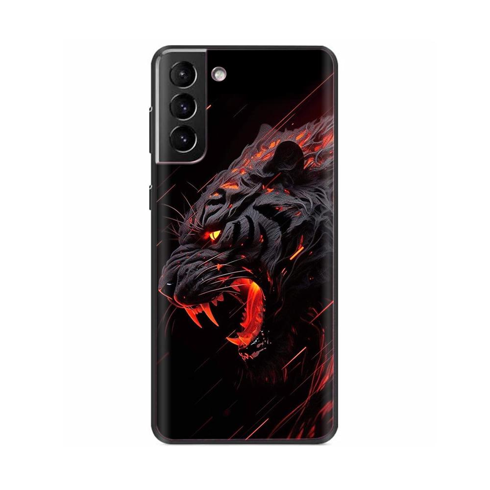 For Samsung S22 Ultra Phone Case Cute Panda Funda For Samsung Galaxy S22 Plus S 22 Ultra Cover Liquid Silicone Protective Coque