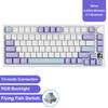 AJAZZ AK820/Pro Wireless Mechanical Keyboard Bluetooth 5.1 2.4G USB-C Wired Swappable RGB Gaming Keyboard Gasket Mount with