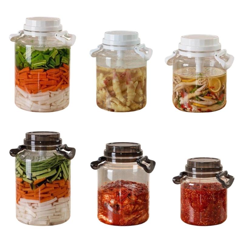 Kitchen Storage Container For Pickle Fermented Foods And Dry Ingredients In Plastic Materials