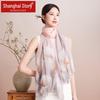 Shanghai Story Women's Mulberry Silk Printed Scarf