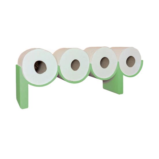 Yousheng Poop Toilet Paper Holder Decorative Toilet Paper Dispenser Toilet Roll Holder Holds 4 Rolls for Bathroom Decor Housewarming Gift