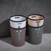 Garbage Bin Modern Style High Capacity Large Opening Shatterproof with Compression Ring Keep Tidy Smooth Surface Household Large Trash Can for Home