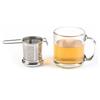 304 Stainless Steel Tea Drain with Lid Tea Strainer Collapsible Double Handle Tea Strainer with Lid Tea Brewer