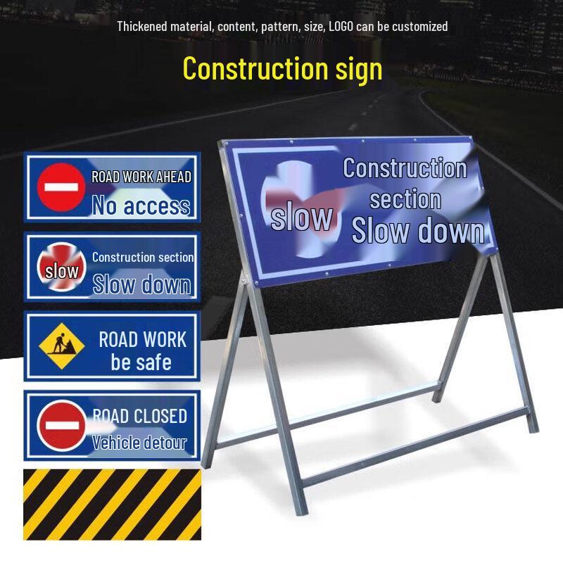 DODEM Construction Safety Warning Sign
