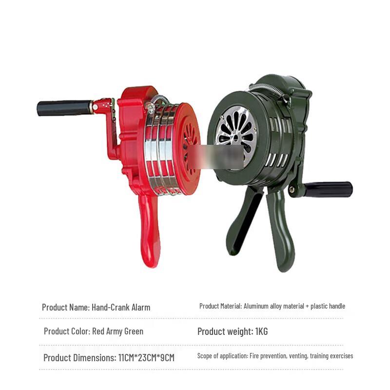 3507 Portable Hand-Crank Emergency Siren