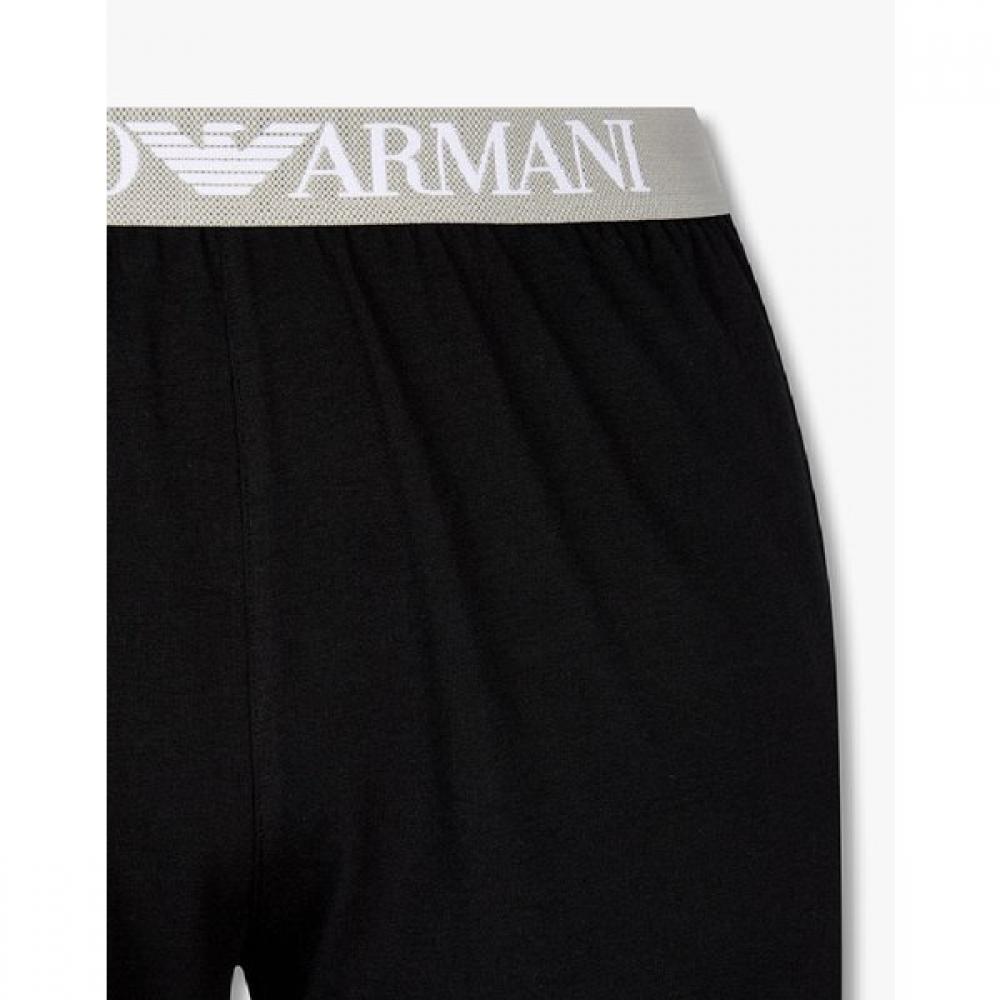 Emporio Armani Men S Full Logo Lounge ShortS Big Jacquard  0816131023 