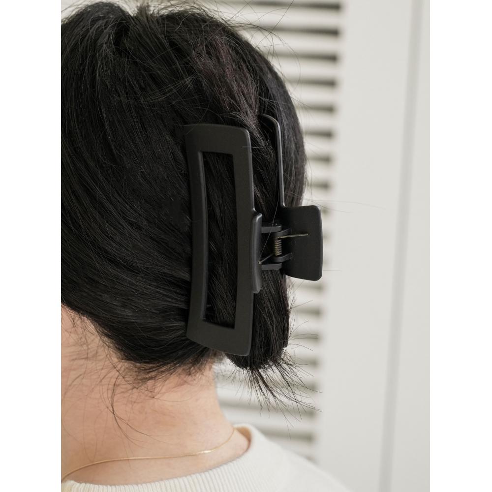Daiso Square Large Clip Black