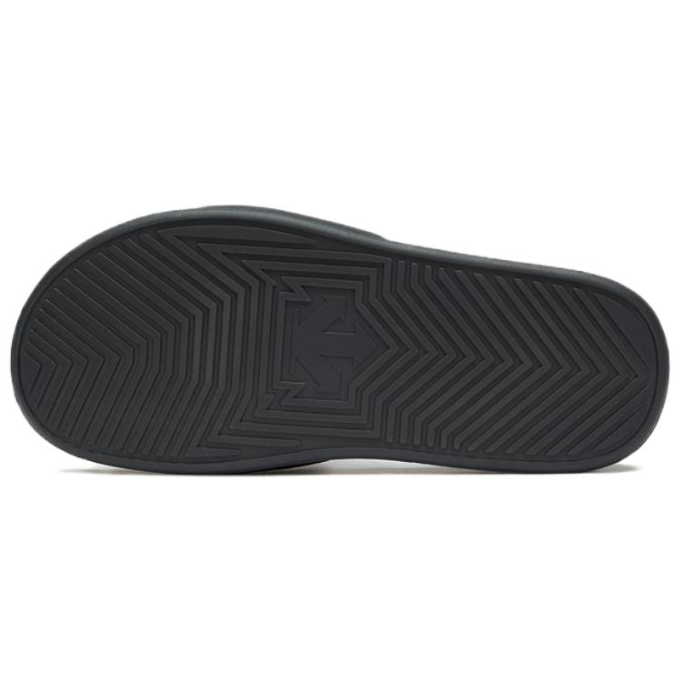 Descente Chron Cloud Simple Comfortable Non-Slip Slide Sandals Men sandals Black D5231LSD43-BK