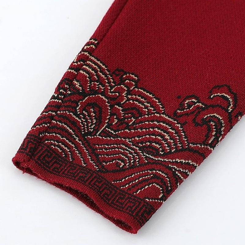 Autumn and Winter Sweater Casual Jacket Women's Cardigan Knitted Sweater Plush Thickened Wife Mother-in-law