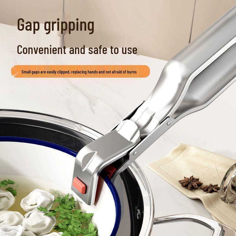 Stainless Steel Non-slip Anti-scalding Kitchen Tool for Bowls and Plates - Heat Resistant Clip