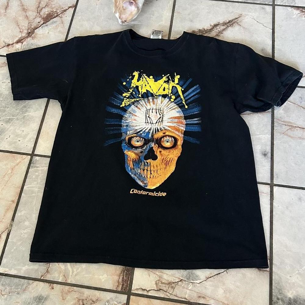 С Рождеством Группа Havok Черная Вся Рубашка Подарок Для Фаната ES024 Унисекс Футболка S