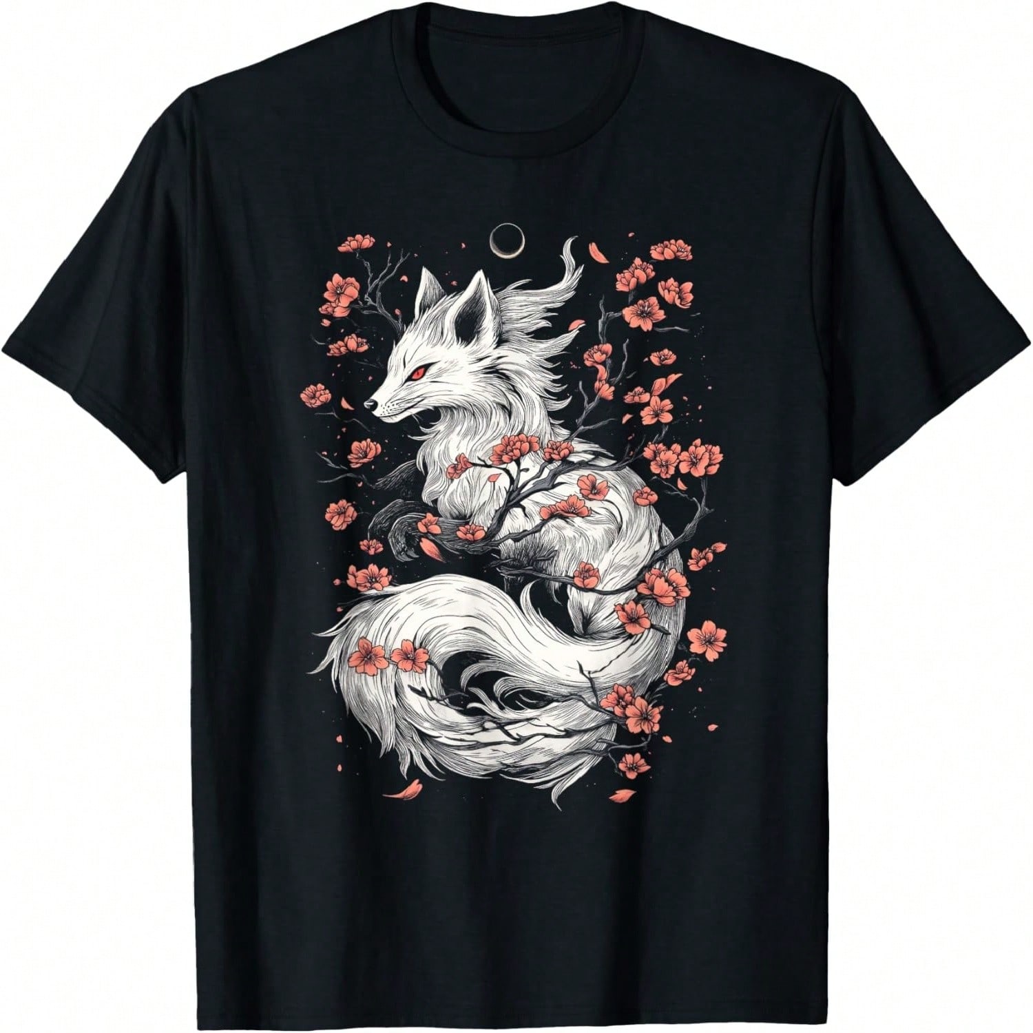 Kitsune  Japanese Nine Tailed Fox T-Shirt S