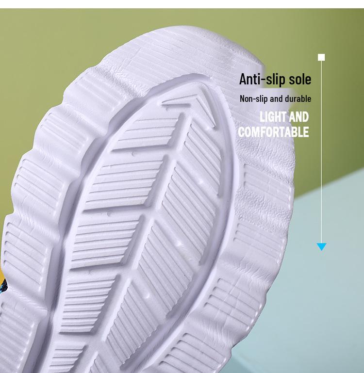 Boys' 2024 Flyknit Breathable Running Shoes - Lightweight, Mesh Design for Kids