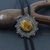 Elegant Bolo Tie with Stone Pendant Carved Necktie Western Necklace Cool Bolo Tie Western Cowboy Costume