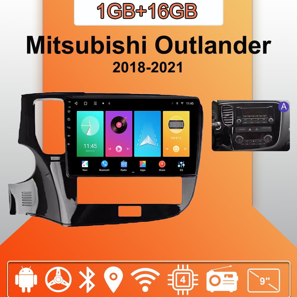 Autorádio Android Carplay pro Mitsubishi Outlander 2018-2021 multimediální přehrávač hlavní jednotka stereo GPS navigace BT WIFI 2+32GB