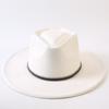 Popular European and American Style Suede Big-brimmed Top Hat, Men's and Women's Classic Fashion Western Cowboy Hat