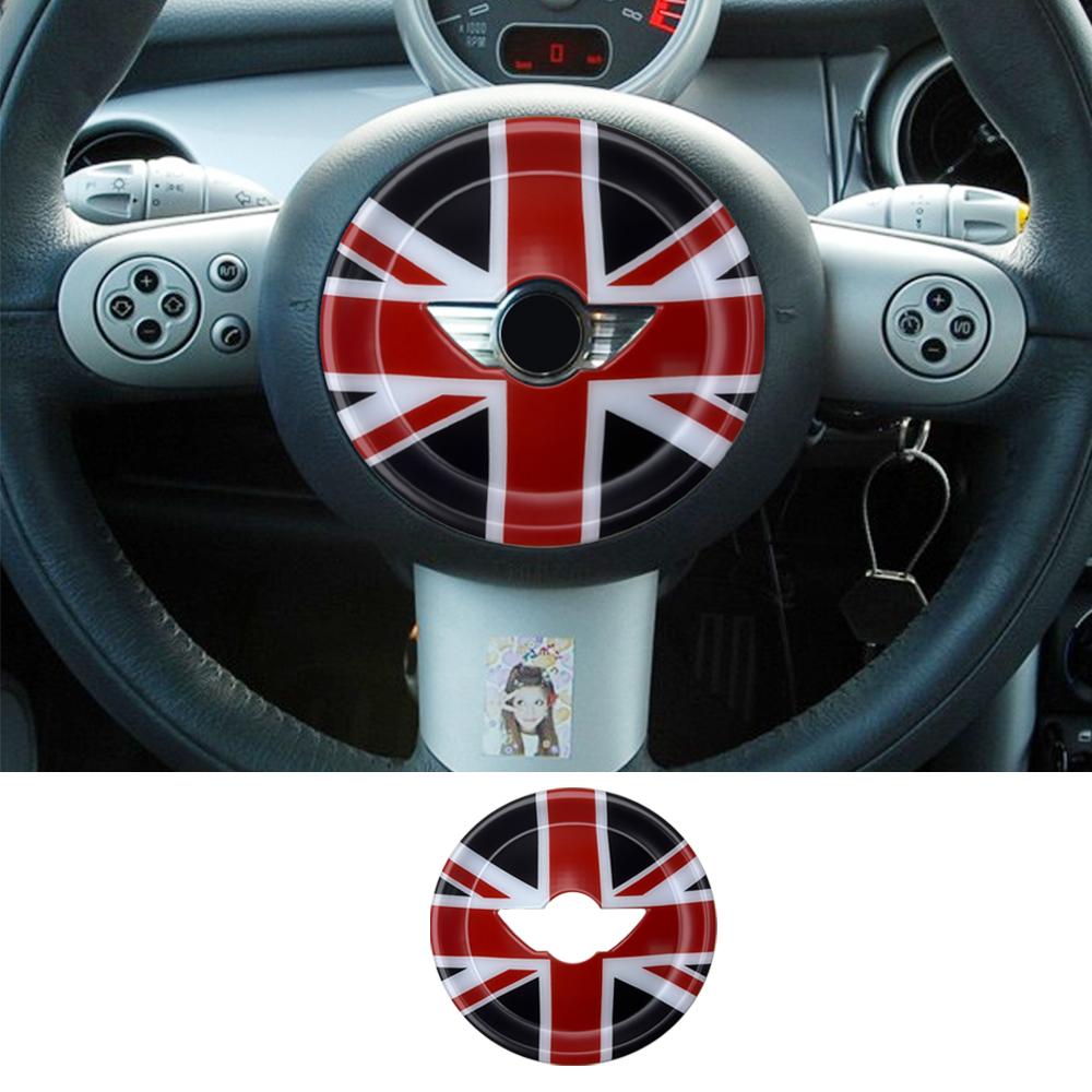 

Car Steering Wheel Center Panel Cover Car Sticker For Mini Cooper R50 R52 R53 Car-Styling Interior Trim Auto Accessories For R50