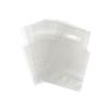 100Pcs Single/Double Cup Milk Tea Packaging Bags Frosted Transparent Disposable Beverage Plastic Bags Coffee Takeout Tote Bag