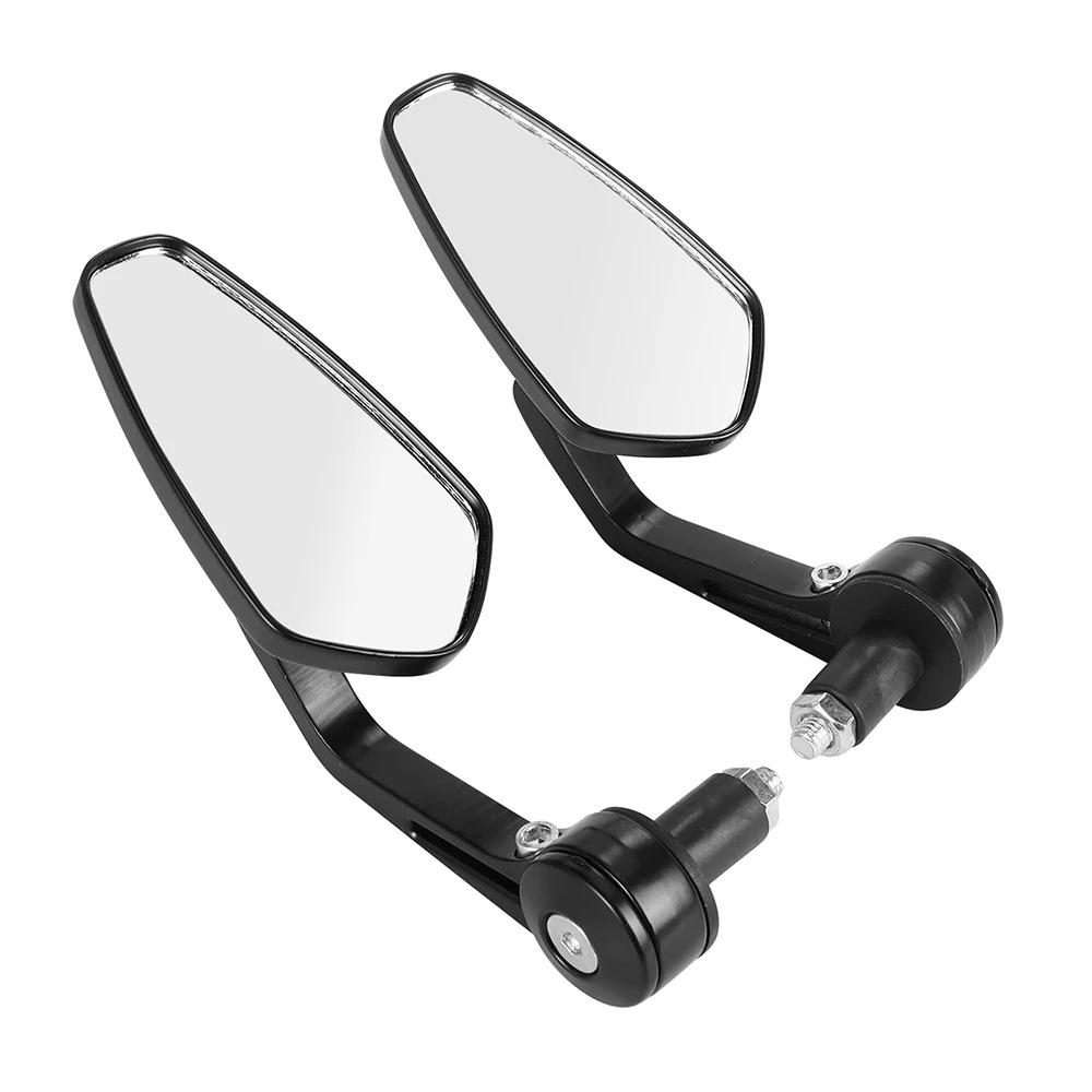 Universal Motorcycle Rearview Side Mirror 7/8'' Handlebar Bar End Mirrors For Scooter Electric Bike Motocross