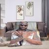 Fally Ipupa Congolese Singer Warm Soft Blankets  Students Plush Throw Blanket Novelty Outdoor Flannel Bedspread Sofa Bed Cover