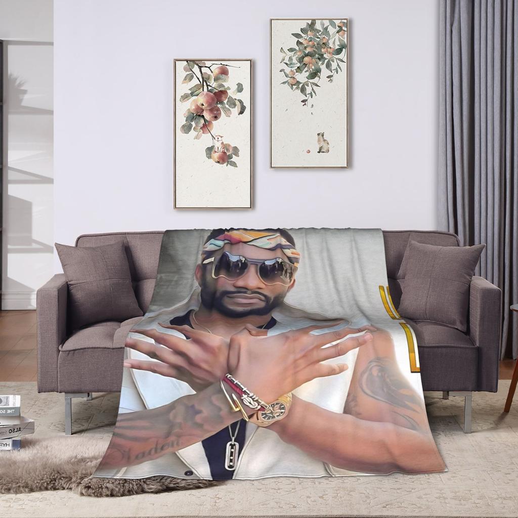 Fally Ipupa Congolese Singer Warm Soft Blankets  Students Plush Throw Blanket Novelty Outdoor Flannel Bedspread Sofa Bed Cover