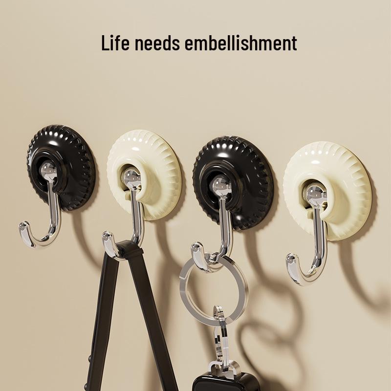 Minimalist Adhesive Wall Hook - Strong, Traceless, and Punch-Free for Bathroom, Kitchen, and Doors