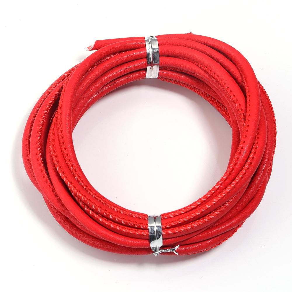 5 Yards 3mm Bunte Schafsleder Schnüre Runde Lederfaden Seil Für DIY Schmuckherstellung Halskette Armband Gürtel Zubehör