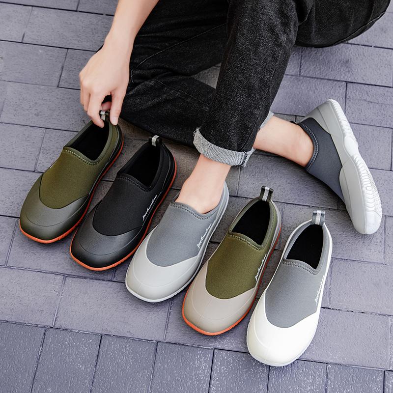 Men's Rain Boots for 2026. Lightweight, Soft-sole, No Tired Feet. Fishing Water Shoes