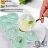 Large Silicone Ice Cube Trays - Easy-Release No Leakage Perfect For Whiskey Cocktails Juice And Parties