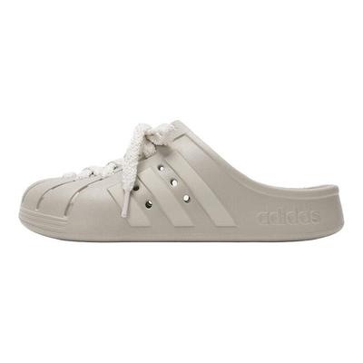 Adilette Sabolar Basit Rahat Kaymaz Kapalı Burun Terlikleri Unisex Ayakkabı Gri JQ2118