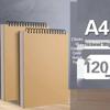A4 Thickened Hardcover Sketchbook - Ideal for Colored Pencils, Markers & Watercolor Pens