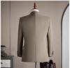 Luxury Men's Custom Suit Set - Tencel Cotton Wool Blend, Fine Twill Fabric, Business Formal Wear.