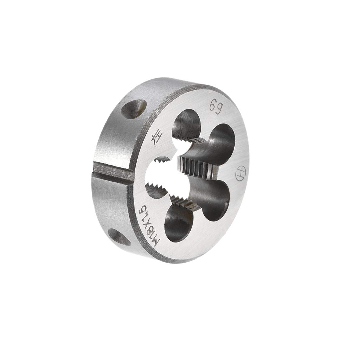 

uxcell Round Cutting Die, Thread Cutting Die, M18 x 1.5, Metric Machine Thread, Left-Hand, Alloy Tool Steel